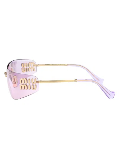 Miu Miu Eyewear Rectangular Frame Sunglasses