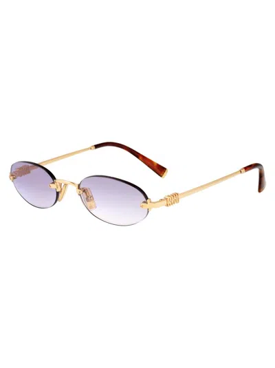 Miu Miu Round-frame Sunglasses