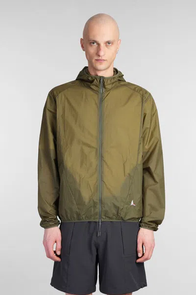 Roa Packable Wind Jacket Casual Jacket In Green Nylon In Green