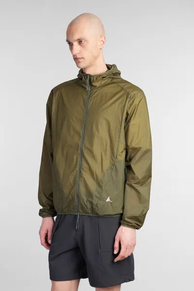 Roa Packable Wind Jacket Casual Jacket In Green Nylon In Green