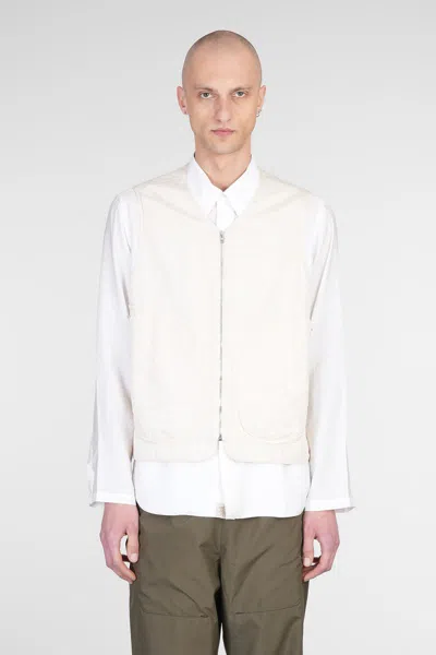 Ranra Mill Vest In Beige Viscose