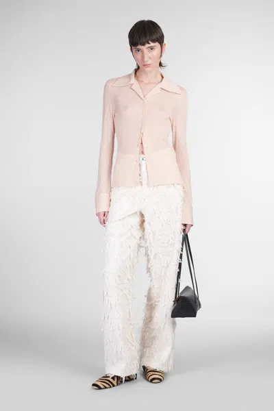 Séfr Claire Shirt In Powder Acrylic