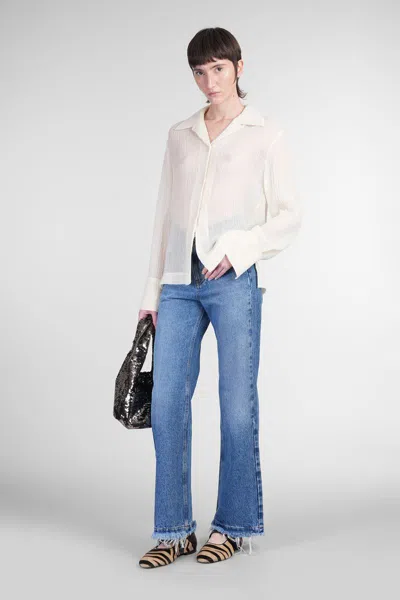 Séfr Clara Jeans In Blue Cotton