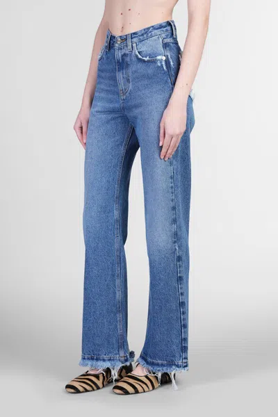 Séfr Clara Jeans In Blue Cotton