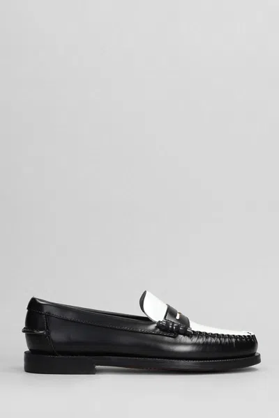 Sebago Classic Dan Loafer Black/white
