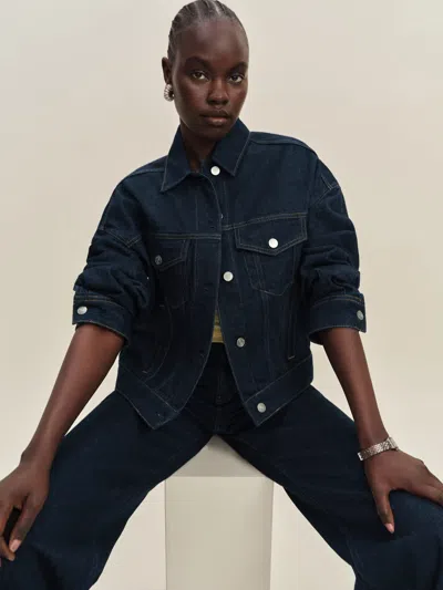 Reformation Veste En Denim Rhodes