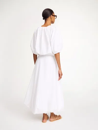 By Malene Birger Lelow Organic Cotton Blouse In White