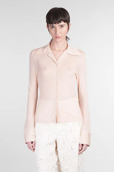 Séfr Claire Shirt In Powder Acrylic