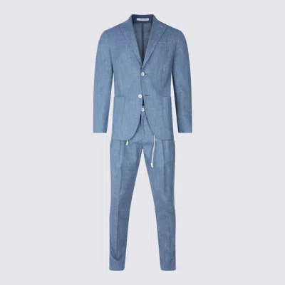 Eleventy Tailored Suit With Chest Pocket And Notched Lapel