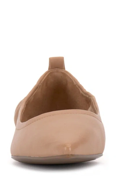 Vince Camuto Ashleah Pointed Toe Flat In Neutral