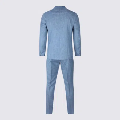 Eleventy Tailored Suit With Chest Pocket And Notched Lapel