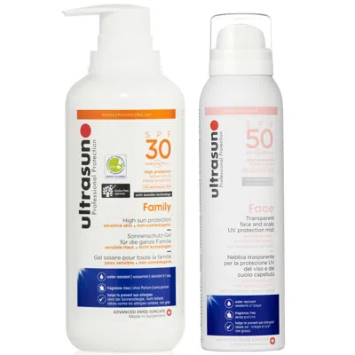 Ultrasun Family Spf 30 400ml And  Uv Face & Scalp Mist Spf50 150ml Bundle