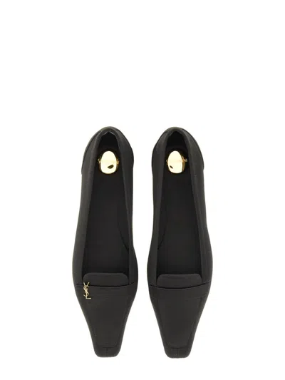 Saint Laurent Carolyn Vamp Slippers
