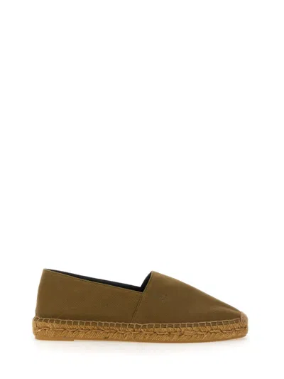 Saint Laurent Espadrille In Gabardine