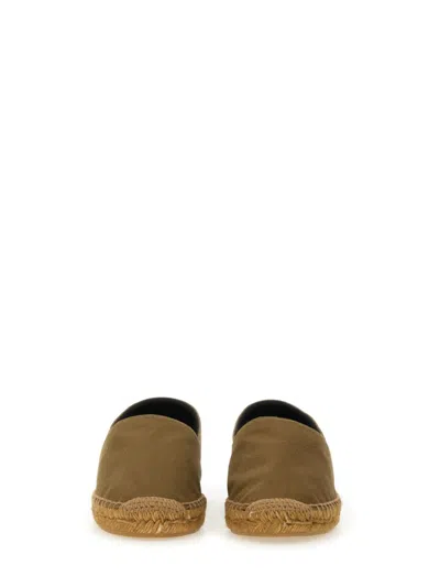 Saint Laurent Espadrille In Gabardine