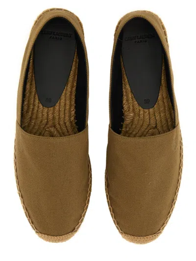 Saint Laurent Espadrille In Gabardine