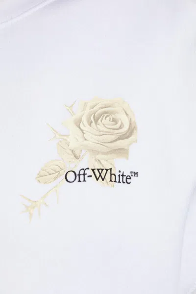 Off-white Roses Arrows Cropped Sweatshirt