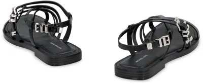 Michael Kors Darrington Black Flat Sandal
