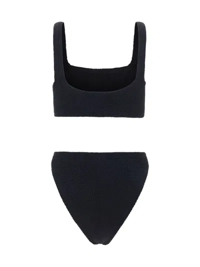 Hunza G Xandra Bikini In Metallic Khaki