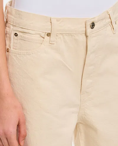 Frame Beige Shorts In Brown
