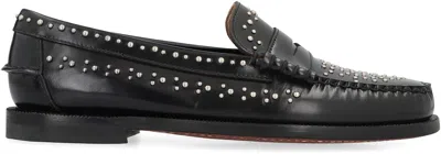 Sebago Rounded Toe Slip-on Moccasins With Smooth Leather Finish
