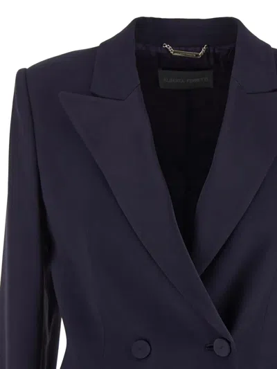 Alberta Ferretti Our Legacy Full Zip Hood Sweatshirt In Blue