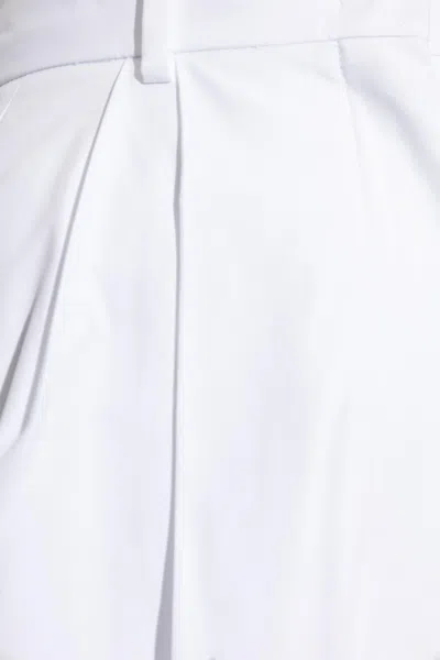 Sportmax Sport Max Cotton Trousers In White