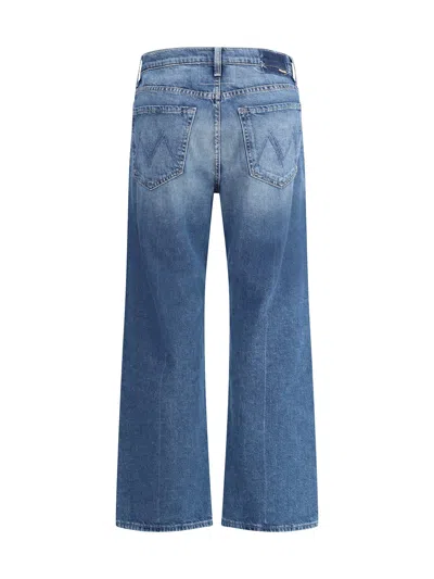 Mother The Dodger Skimp Cuff High-rise Straight-leg Jeans In Blue