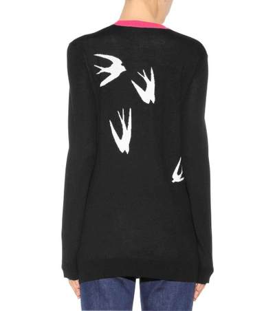 Shop Mcq By Alexander Mcqueen Printed Wool Sweater