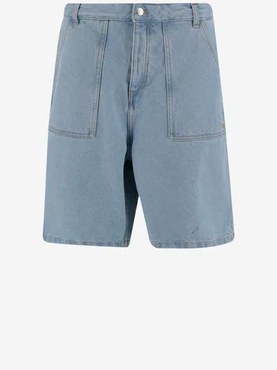 Maison Kitsuné Maison Kitsune' Cotton Denim Short Pants
