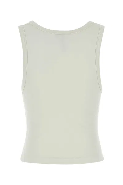 Entire Studios Round Neck Cotton Tank Top In White