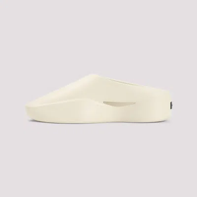 Fear Of God Logo Patch Slip-on Runner Sneakers In White