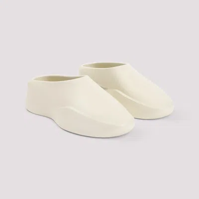 Fear Of God Logo Patch Slip-on Runner Sneakers In White