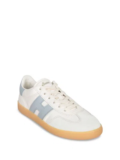 Hogan Cool Suede-trimmed Leather Sneakers