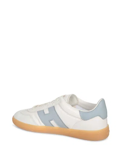 Hogan Cool Suede-trimmed Leather Sneakers