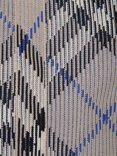 Burberry Check Media Canvas Tote Bag