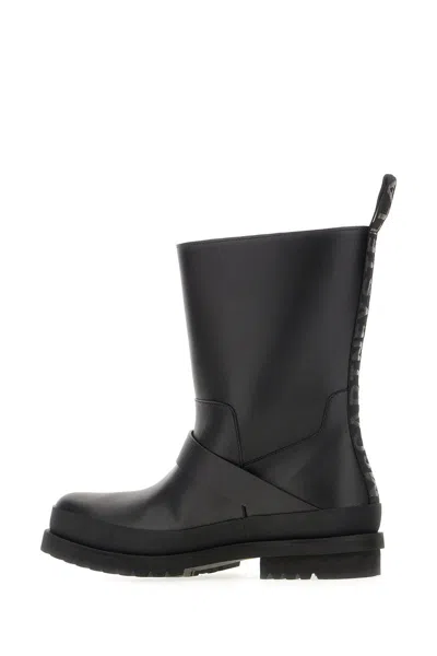 Stella Mccartney Black Trace Buckle-strap Biker Boots