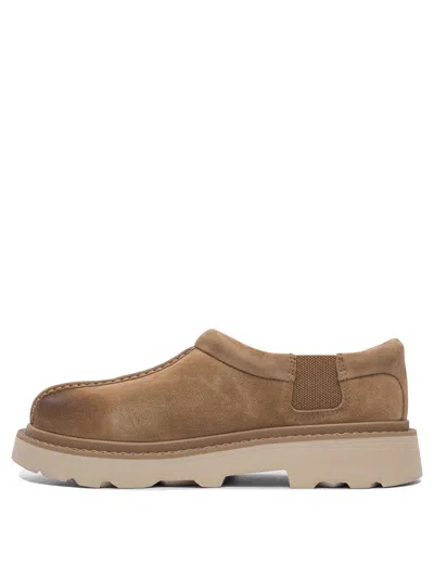 Ugg Tasman Lug Suede Mules In Brown