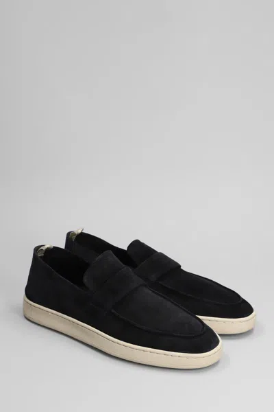 Officine Creative Herbie 001 Loafers In Black Suede