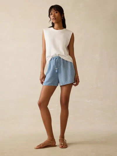 Faherty Sunwashed Muscle Tank Top In White