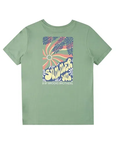 Brooks Brothers Big Boys Summer Graphic T-shirt