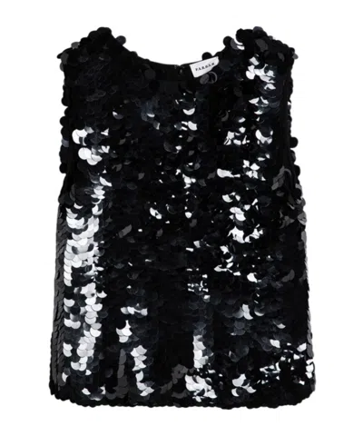 P.a.r.o.s.h Sequined Vest In Black