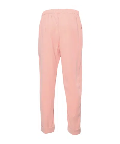P.a.r.o.s.h Cropped Trousers In Pink