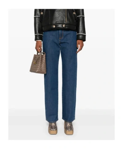 P.a.r.o.s.h Straight Leg Denim Trousers