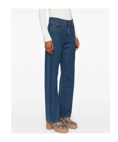 P.a.r.o.s.h Straight Leg Denim Trousers