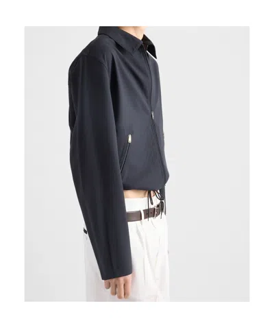 Prada Blousonjacke Aus Wolle