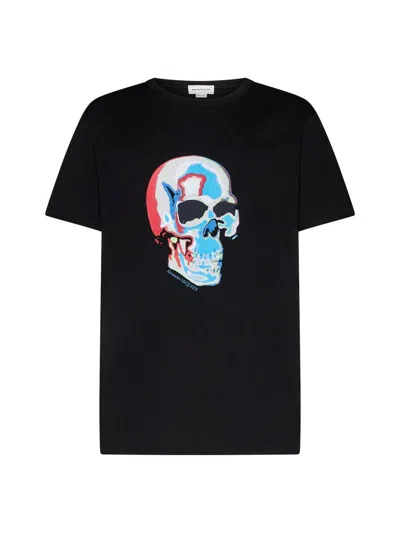 Alexander Mcqueen Printed Cotton-jersey T-shirt