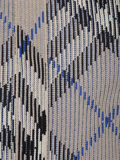 Burberry Check Media Canvas Tote Bag