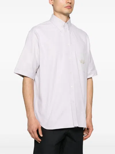 Fendi Crest Oxford Cotton Shirt Clothing