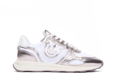 Pinko Low Top Sneakers Metallic Finish